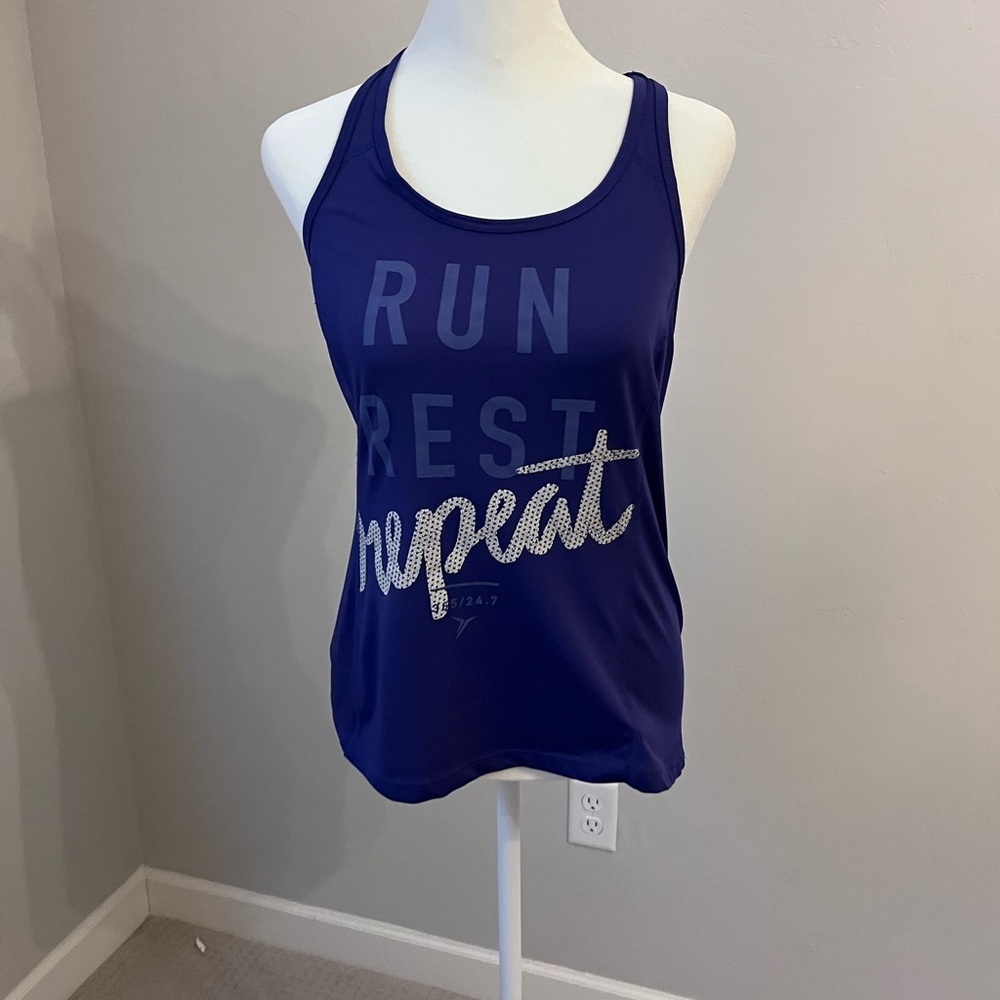 Purple‎ Graphic Tank Top